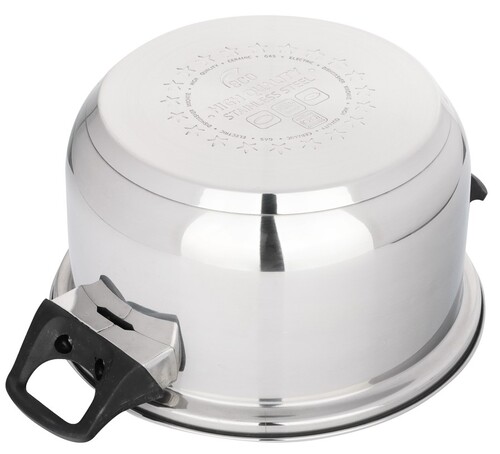 Купить Кастрюля VETTA Стрейтон 822-119 2.9 л 20 см серебристый  9175183. Характеристики, отзывы и цены в Донецке