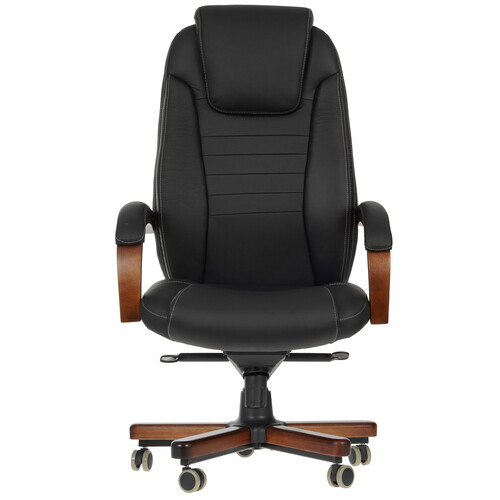 Купить Кресло офисное Бюрократ T-9923WALNUT черный  8136352. Характеристики, отзывы и цены в Донецке
