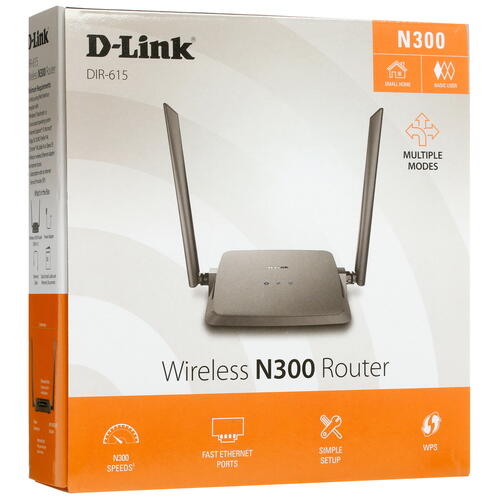 Купить Wi-Fi роутер D-Link DIR-615/Z1A  5052396. Характеристики, отзывы и цены в Донецке