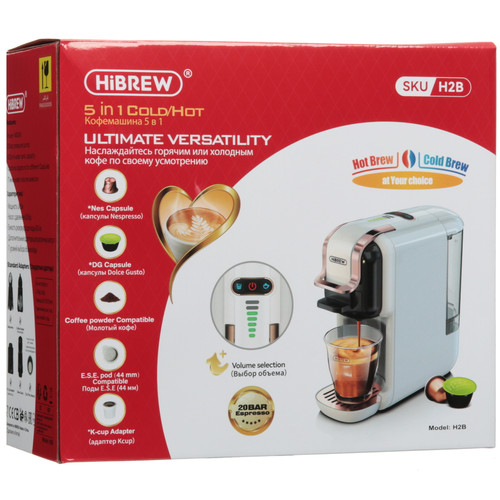 Купить Кофемашина капсульная Hibrew H2B  5633208. Характеристики, отзывы и цены в Донецке