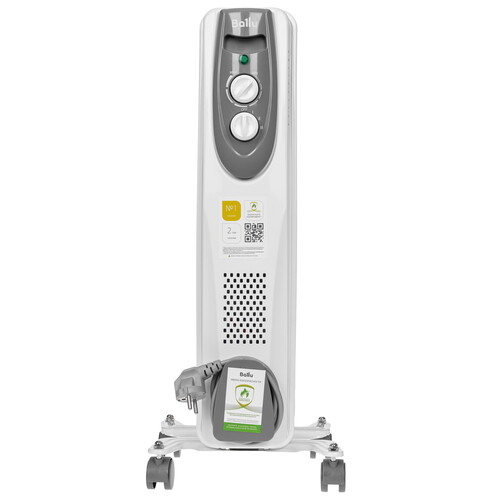 Купить Масляный обогреватель Ballu Classic grey BOH/CL-05GRN 1000 белый  9135777. Характеристики, отзывы и цены в Донецке