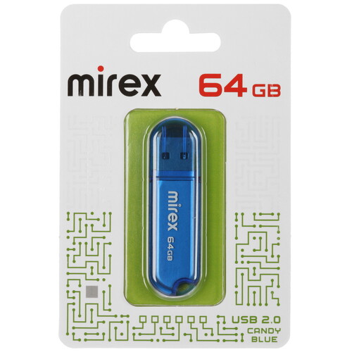 Купить Память USB Flash 64 ГБ Mirex CANDY [13600-FMUCBU64]  5476341. Характеристики, отзывы и цены в Донецке