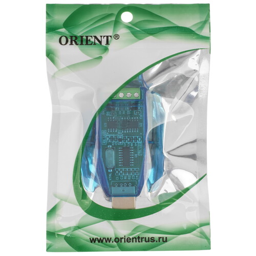 Купить Переходник Orient USB 2.0 Type-A - RS485  9161466. Характеристики, отзывы и цены в Донецке