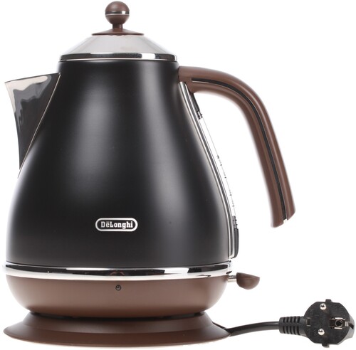 Купить Электрочайник DeLonghi KBOV 2001.BK черный  1001077. Характеристики, отзывы и цены в Донецке