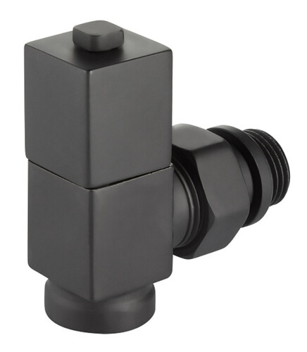 Купить Набор дизайн-вентилей угловой Royal Thermo CUBE НС-1422578 черный  9132293. Характеристики, отзывы и цены в Донецке