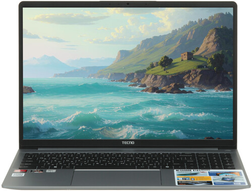 Купить 16" Ноутбук Tecno Megabook K16S серый  5618695. Характеристики, отзывы и цены в Донецке