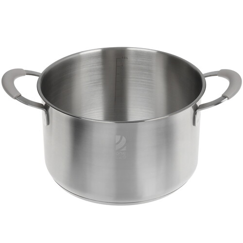 Купить Кастрюля OneTwo Sapphire O3SC50 5 л 22 см серебристый  9204389. Характеристики, отзывы и цены в Донецке