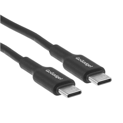 Купить Кабель круглый GoGadget USB Type-C - USB Type-C черный 1.2 м  9206828. Характеристики, отзывы и цены в Донецке