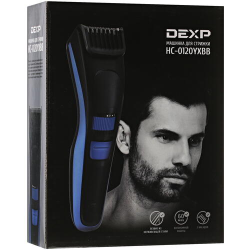 Купить Машинка для стрижки DEXP HC-0120YXBB синий/черный  5002342. Характеристики, отзывы и цены в Донецке
