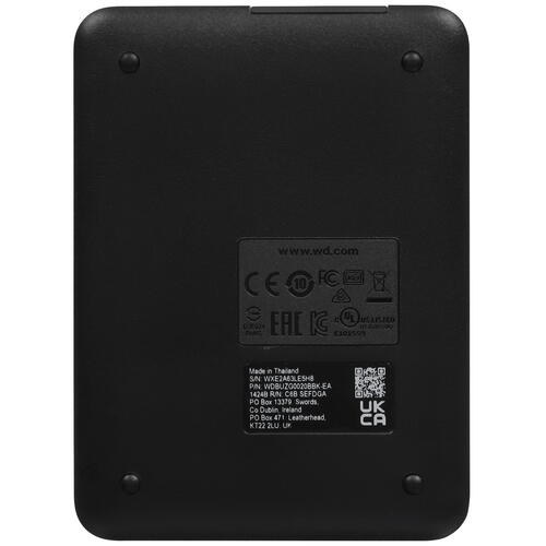 Купить 2 ТБ Внешний HDD WD Elements Portable [WDBUZG0020BBK-CESN]  5439566. Характеристики, отзывы и цены в Донецке
