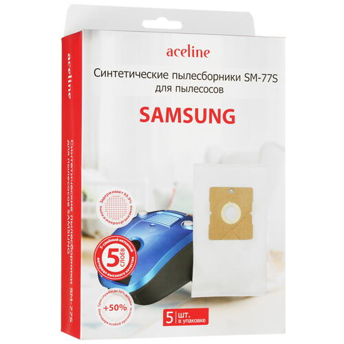 Купить Мешок-пылесборник Aceline SM-77S белый  5025326. Характеристики, отзывы и цены в Донецке