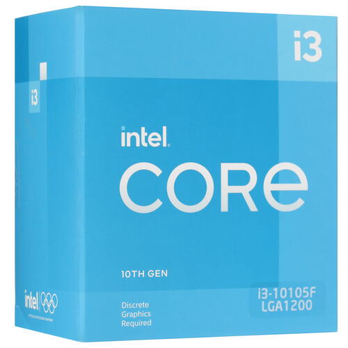 Купить Процессор Intel Core i3-10105F BOX  5057976. Характеристики, отзывы и цены в Донецке