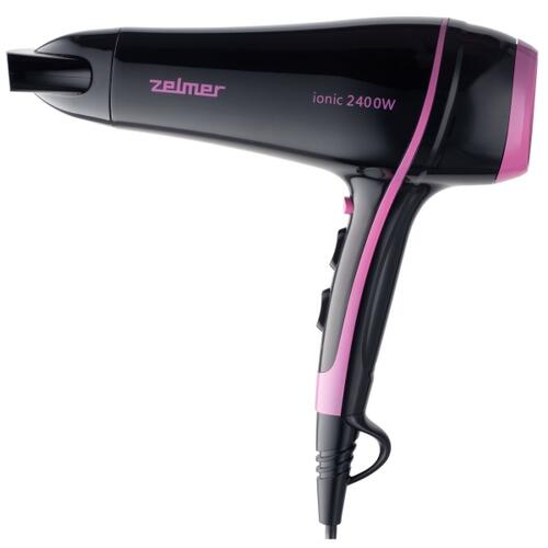 Купить Фен ZELMER ZHD8360 черный/розовый  5350672. Характеристики, отзывы и цены в Донецке