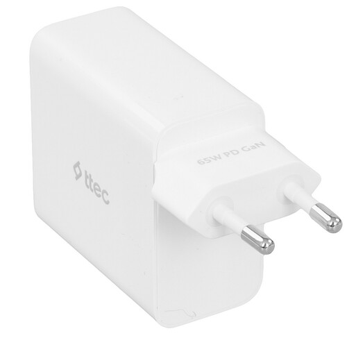 Купить Сетевое зарядное устройство TTEC SmartCharger 65W белый  9140731. Характеристики, отзывы и цены в Донецке