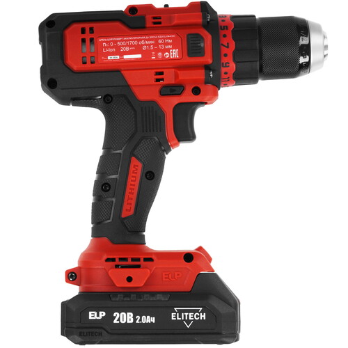 Купить Дрель-шуруповерт Elitech ДА 20СЛ2  9236300. Характеристики, отзывы и цены в Донецке