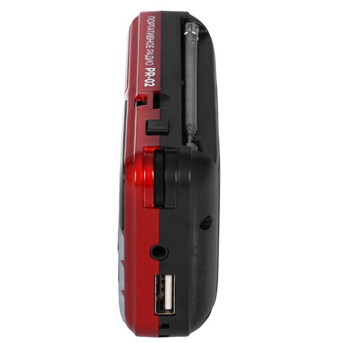 Купить Радиоприемник Maxvi PR-02 красный  9080937. Характеристики, отзывы и цены в Донецке