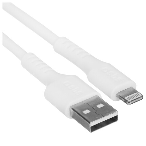 Купить Кабель круглый SBS Lightning 8-pin - USB 2.0 Type-A белый 3 м  5471860. Характеристики, отзывы и цены в Донецке