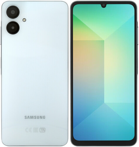 Купить 6.7" Смартфон Samsung Galaxy A06 128 ГБ голубой  5489212. Характеристики, отзывы и цены в Донецке