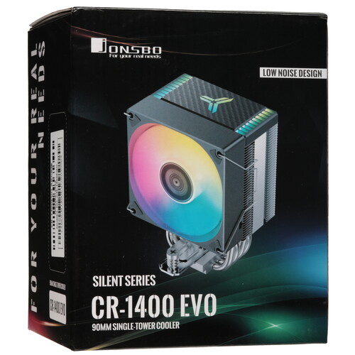 Купить Кулер для процессора JONSBO CR-1400 EVO ARGB Black  5615813. Характеристики, отзывы и цены в Донецке