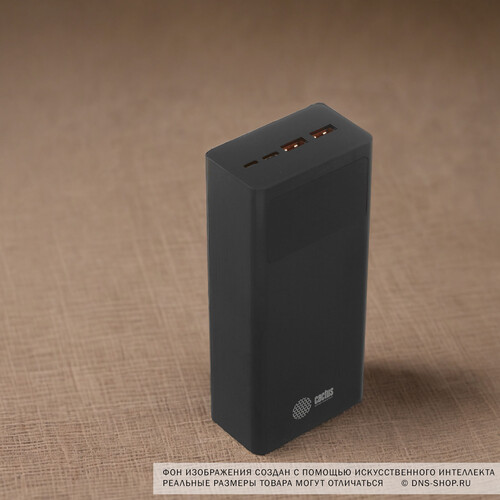Купить Портативный аккумулятор Cactus CS-PBFSKA-30000 черный  9259524. Характеристики, отзывы и цены в Донецке