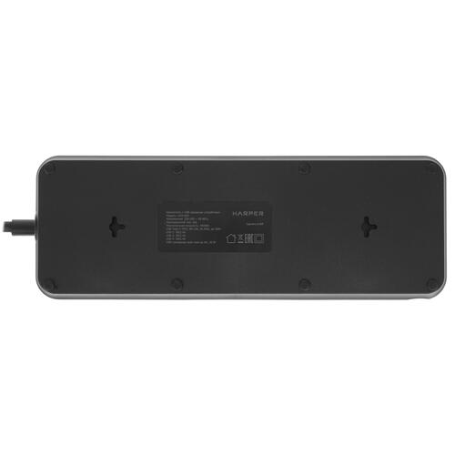 Купить Сетевой фильтр Harper UCH-650 черный  5362779. Характеристики, отзывы и цены в Донецке