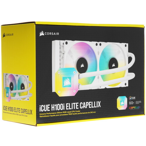 Купить Система охлаждения Corsair iCUE H100i Elite Capellix  белая  5609973. Характеристики, отзывы и цены в Донецке
