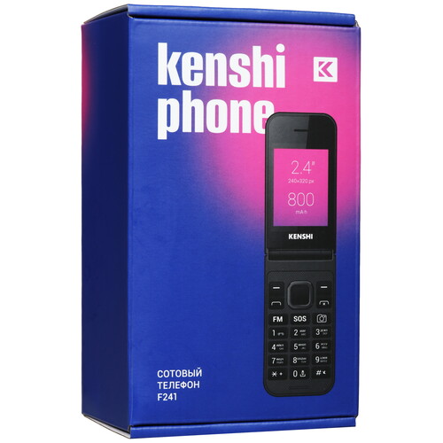 Купить Сотовый телефон KENSHI F241 черный  9045522. Характеристики, отзывы и цены в Донецке
