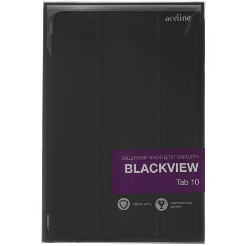 Купить Чехол-книжка Aceline Streak для Blackview Tab 10 черный  5066152. Характеристики, отзывы и цены в Донецке