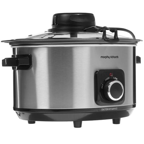 Купить Медленноварка Morphy Richards 461010 серебристый  8167738. Характеристики, отзывы и цены в Донецке