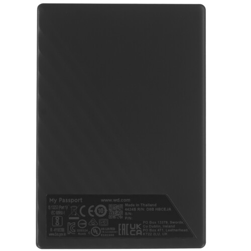 Купить 6 ТБ Внешний HDD WD My Passport [WDBR9S0060BWT-WESN]  5616438. Характеристики, отзывы и цены в Донецке