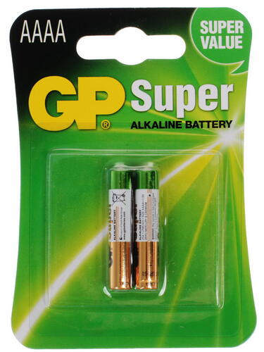 Купить Батарейка GP Super AAAA / AAAA (LR61/25A/LR8D425)  7901577. Характеристики, отзывы и цены в Донецке