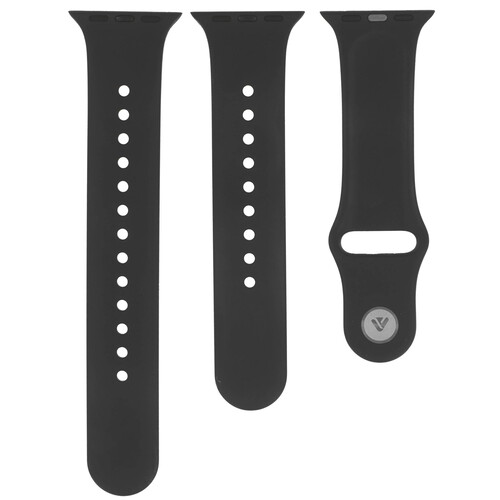 Купить Ремешок Lyambda для Apple Watch 38/ 40/ 41mm черный  9252314. Характеристики, отзывы и цены в Донецке