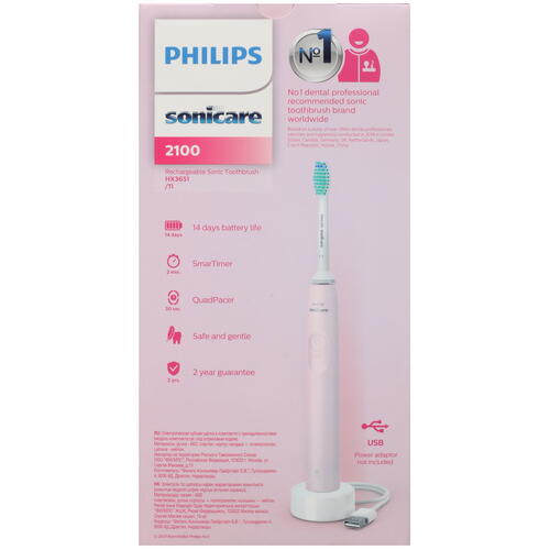 Купить Электрическая зубная щетка Philips HX3651/11 розовый  5409295. Характеристики, отзывы и цены в Донецке