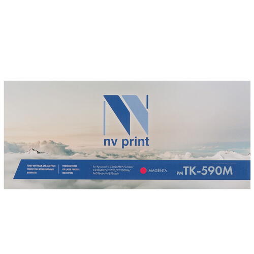 Купить Картридж лазерный NV Print TK-590M пурпурный, с чипом  7981529. Характеристики, отзывы и цены в Донецке