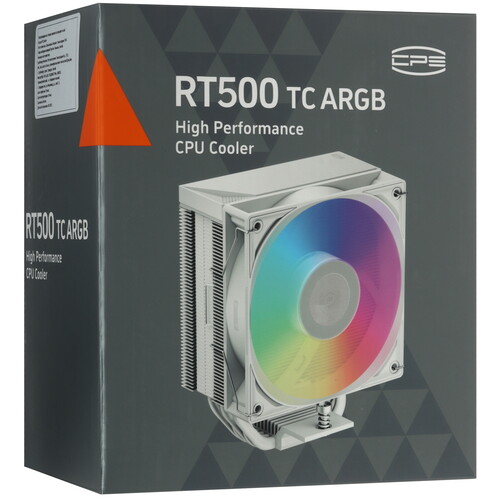 Купить Кулер для процессора PCCooler RT500 TC ARGB WH  белый  5636664. Характеристики, отзывы и цены в Донецке