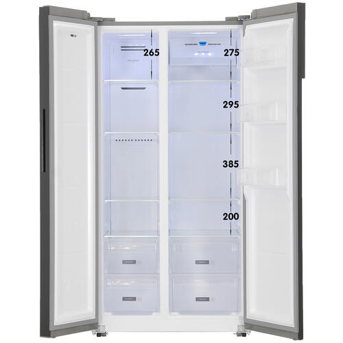 Купить Холодильник Side by Side  DEXP SBS4-59AKA синий  5400704. Характеристики, отзывы и цены в Донецке