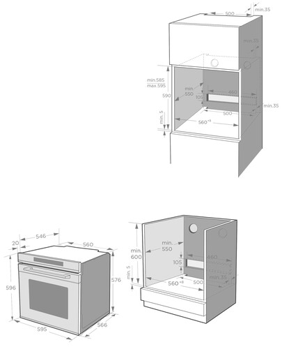 Купить Электрический духовой шкаф Weissgauff EOM 791 SDB черный  5360813. Характеристики, отзывы и цены в Донецке