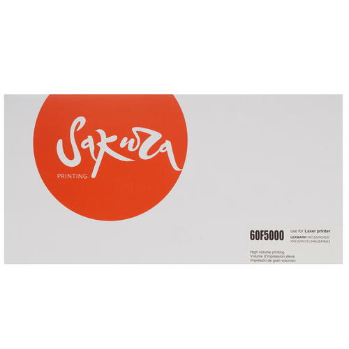 Купить Картридж лазерный SAKURA 60F5000 черный  5363697. Характеристики, отзывы и цены в Донецке
