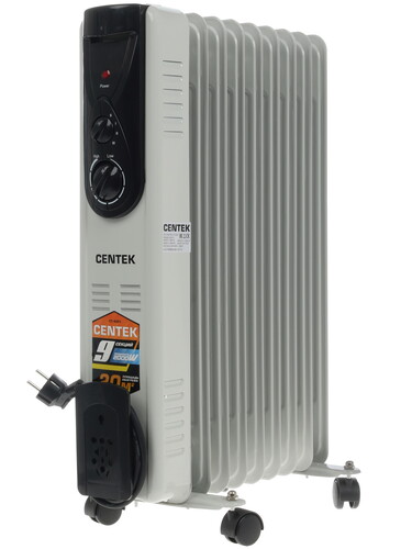 Купить Масляный обогреватель Centek CT-6201 серый  1085755. Характеристики, отзывы и цены в Донецке