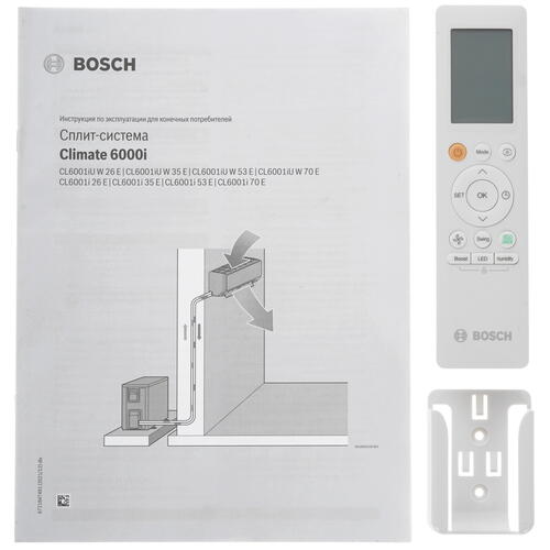 Купить Кондиционер настенный сплит-система Bosch CL6001iU W 26 E/CL6001i 26 E белый  9929569. Характеристики, отзывы и цены в Донецке