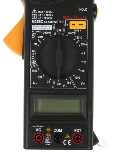 Купить Клещи токоизмерительные Mastech M266C  1128040. Характеристики, отзывы и цены в Донецке
