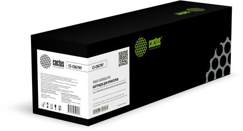 Купить Картридж лазерный Cactus CS-C067HY желтый, с чипом  9077708. Характеристики, отзывы и цены в Донецке