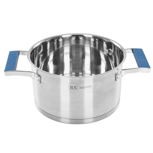 Купить Кастрюля Rainstahl RS/CS 2912-18 2.6 л 18 см синий  9151777. Характеристики, отзывы и цены в Донецке