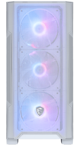 Купить Корпус MSI MAG FORGE M100R White [306-7G20W21-HH9] белый  5498230. Характеристики, отзывы и цены в Донецке