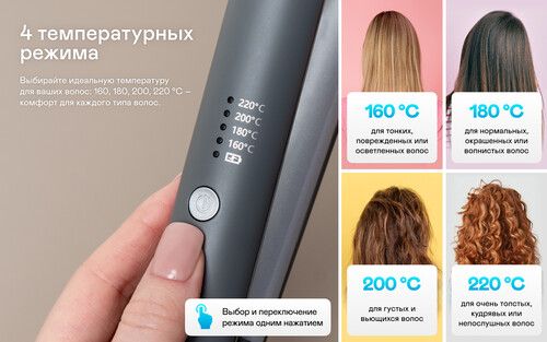 Купить Выпрямитель для волос Garlyn Freedom Glide  9240365. Характеристики, отзывы и цены в Донецке
