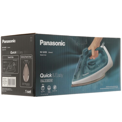 Купить Утюг Panasonic NI-S430GTV голубой  9053026. Характеристики, отзывы и цены в Донецке