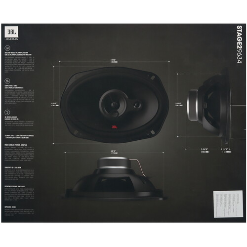 Купить Коаксиальная акустическая система JBL STAGE2 9634  5463582. Характеристики, отзывы и цены в Донецке