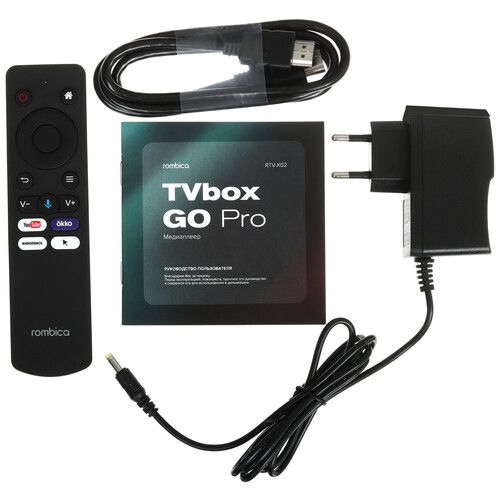Купить Медиаплеер Rombica TVbox GO Pro  5437064. Характеристики, отзывы и цены в Донецке