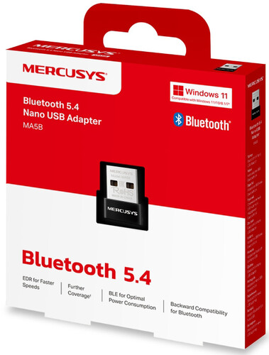 Купить Bluetooth адаптер Mercusys MA5B  5639422. Характеристики, отзывы и цены в Донецке