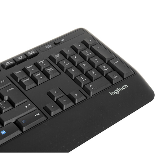 Купить Клавиатура+мышь беспроводная   Logitech Wireless Desktop MK345 черный  1696621. Характеристики, отзывы и цены в Донецке
